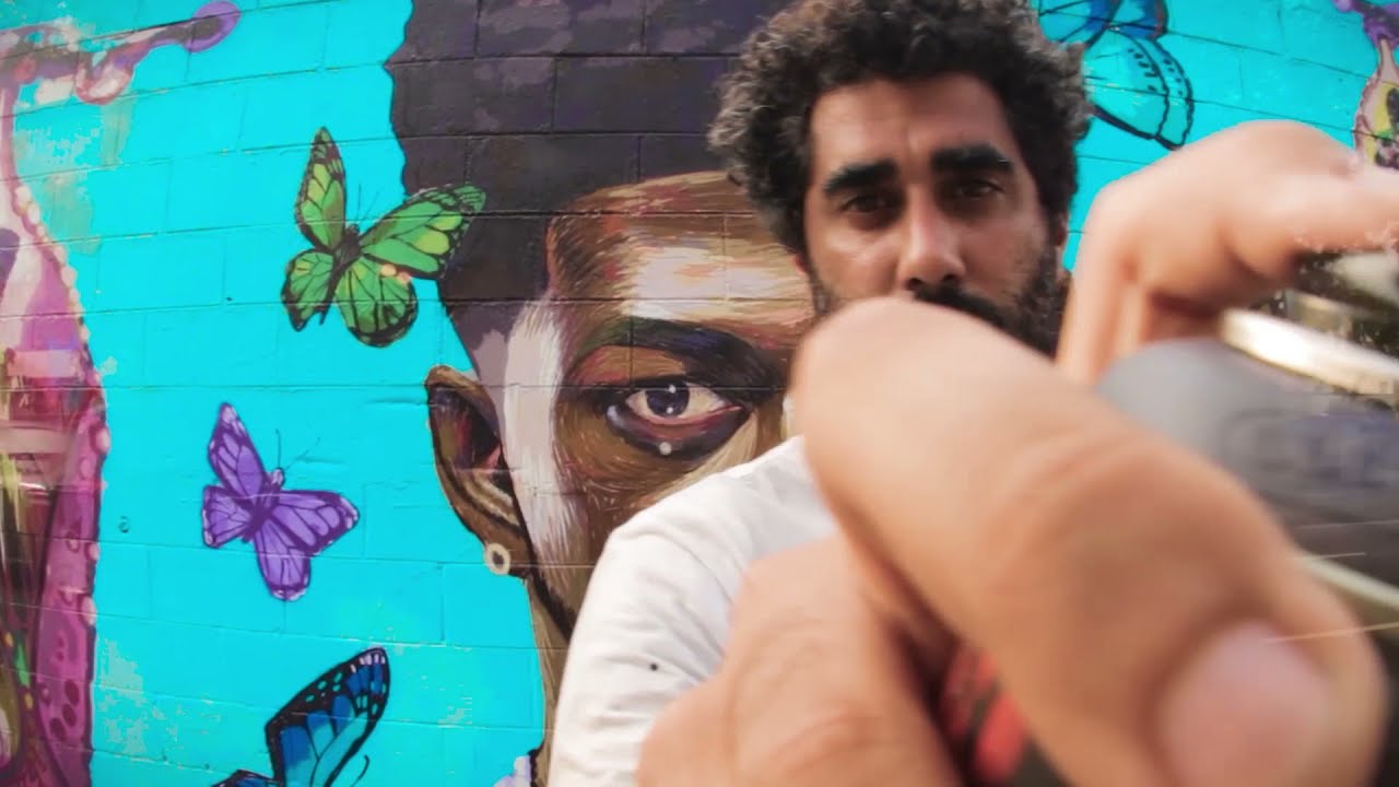 Lil Nas X - Mural no Centro do Rio by @negromuro