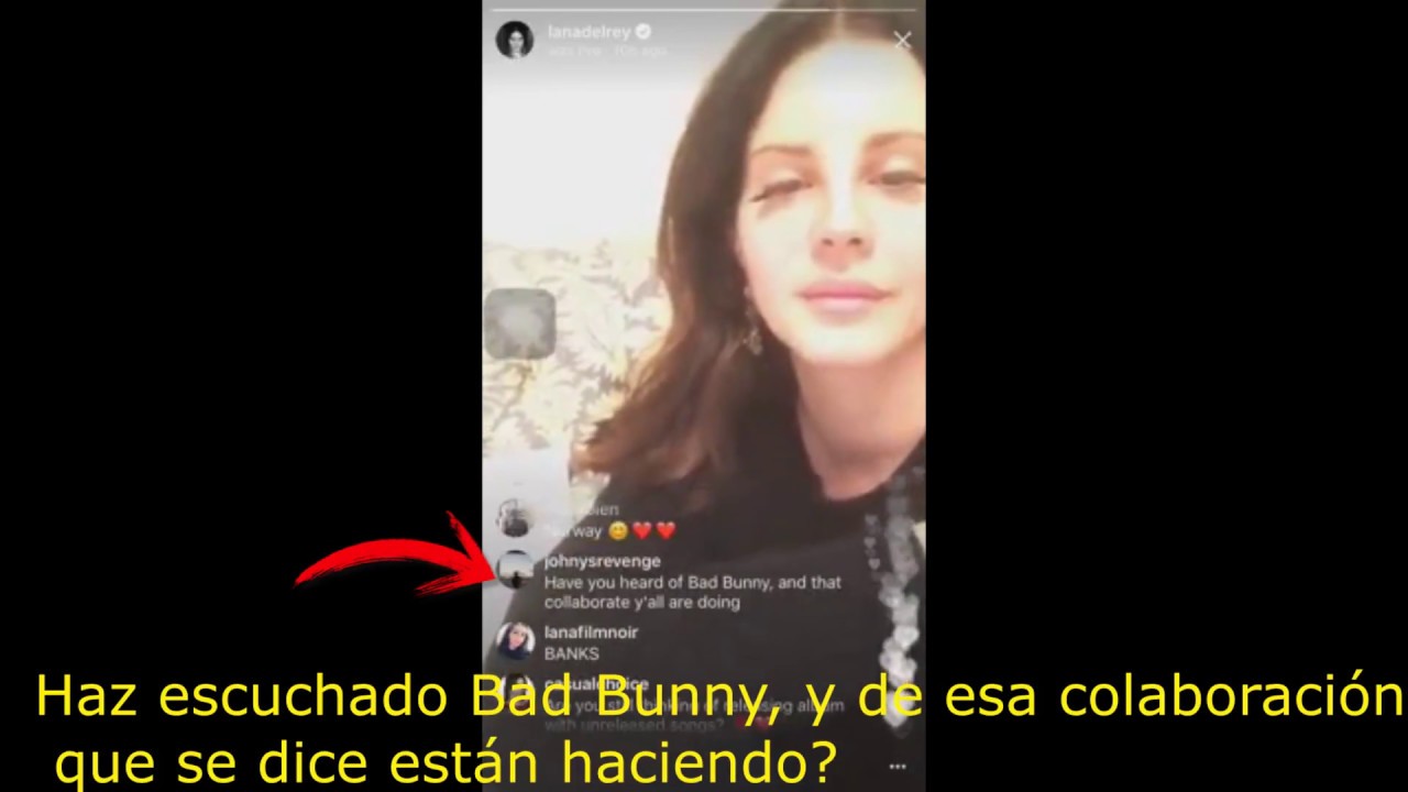 Lana Del Rey habla de su supuesta colaboración con bad bunny