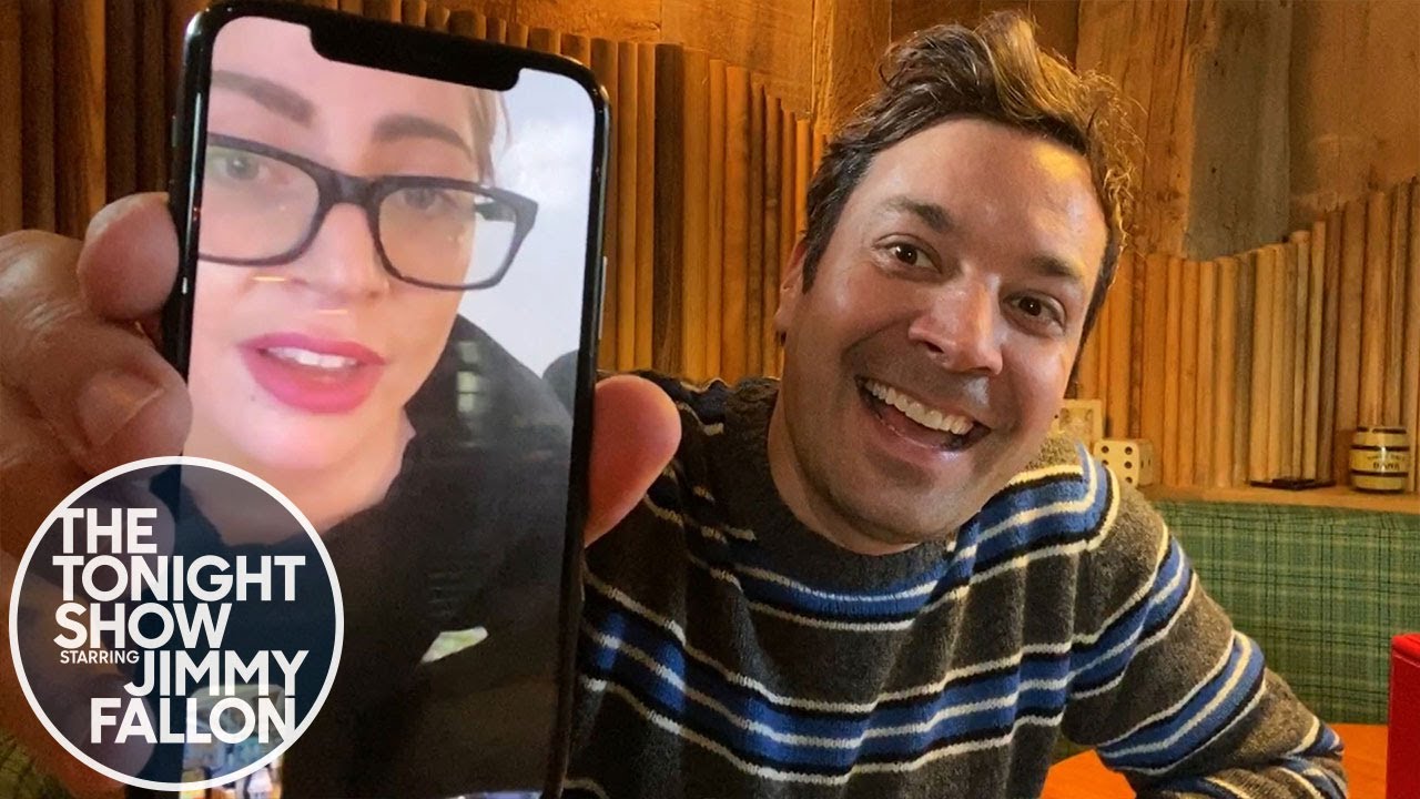 The Tonight Show: At Home Edition (Jimmy Checks in with Lady Gaga)