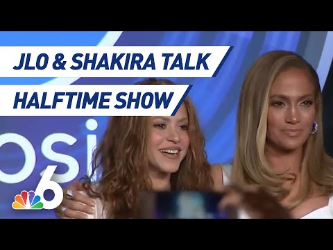 Jennifer Lopez, Shakira Talk Super Bowl LIV Halftime Show l NBC 6
