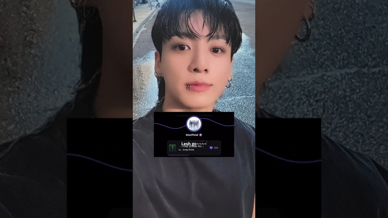 Jungkook Pickup Jam Republic Lesh go and using it 😂💜