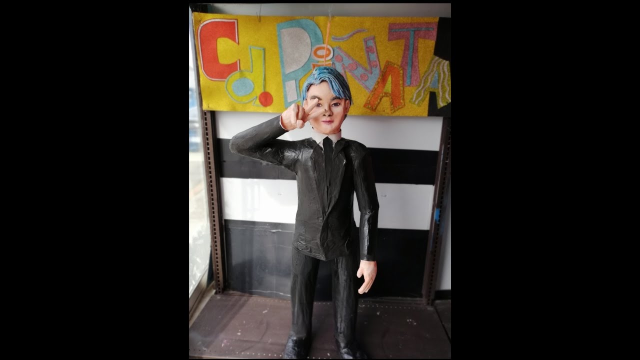 Piñata inspirada en Jimin de BTS Parte 1