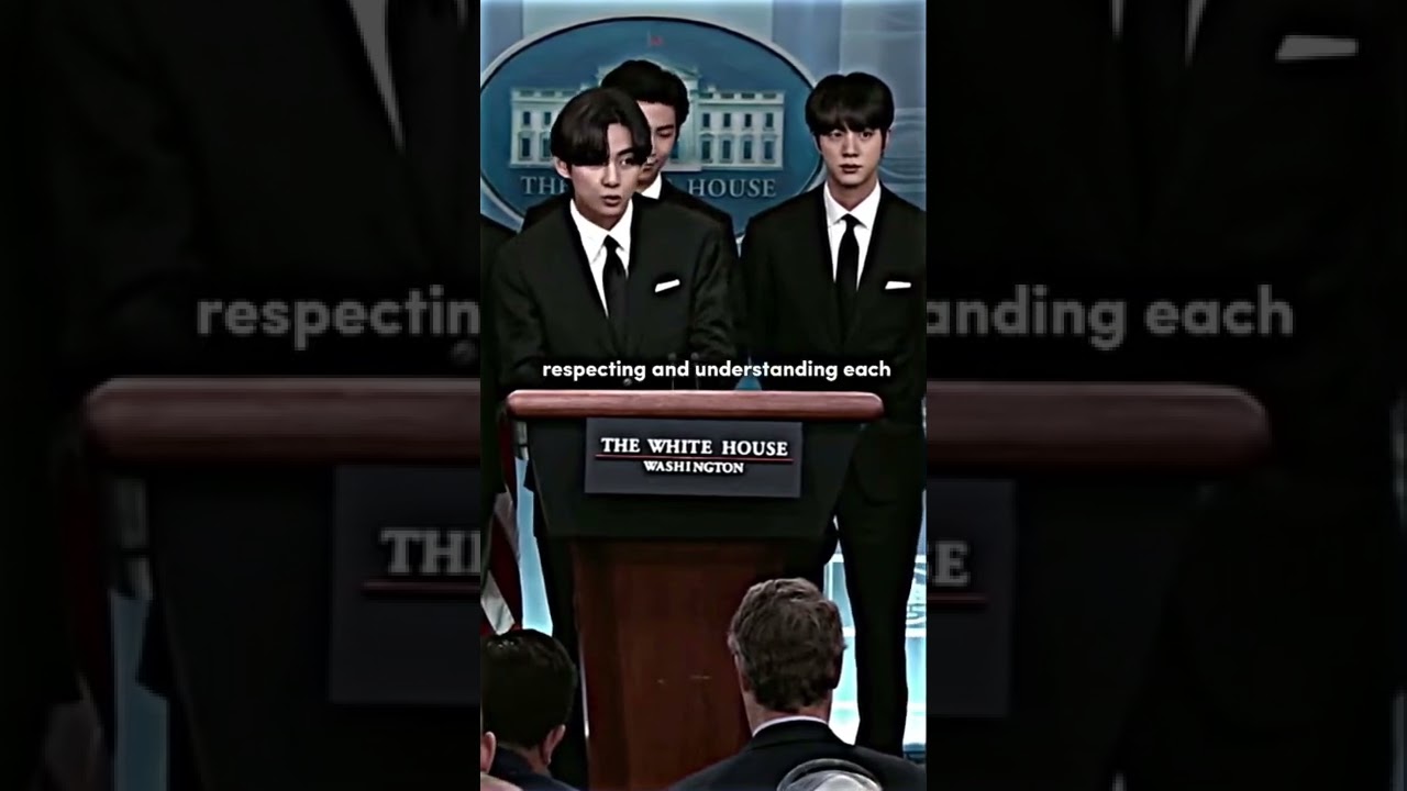 Taehyung's speech at The White House🥰 Proud of you🤭#shorts