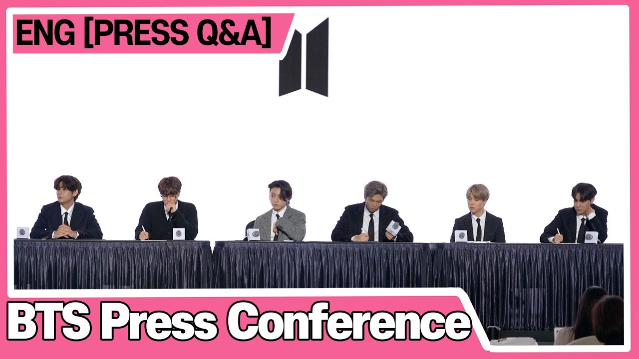 [ENG] 'Closing Press Q&A' BTS (방탄소년단) BE 'Life Goes On' BTS Global Press Conference 글로벌 기자간담회