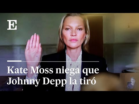 La modelo KATE MOSS niega que Johnny DEPP la tiró por las escaleras | El País