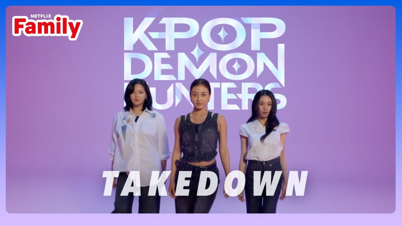 TWICE ‘Takedown (JEONGYEON, JIHYO, CHAEYOUNG)’ Lyric Video | KPop Demon Hunters | Netflix Family