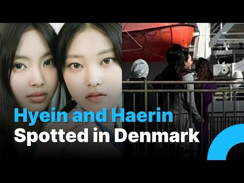 Hyein and Haerin Spotted in Denmark During NewJeans Hiatus