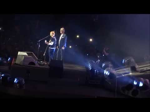 Ed Sheeran with Andrea Bocelli - Perfect @ Wembley Stadium, London 14/06/18