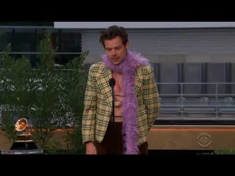 HARRY STYLES’ GRAMMY SPEECH