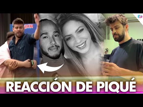 Así fue la increíble reacción de Piqué al enterarse de la relación de Shakira y Lewis Hamilton.