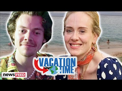 Harry Styles & Adele SPOTTED Together On Vacation!