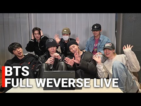 🔴[ENG SUB] BTS OT7 Weverse Live (16.01.2026) Jin, Suga, J-Hope, RM, Jimin, V & Jungkook