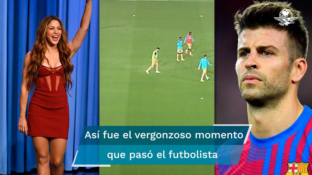 ¡Shakira persigue a Piqué!; en estadio le ponen “Te felicito”