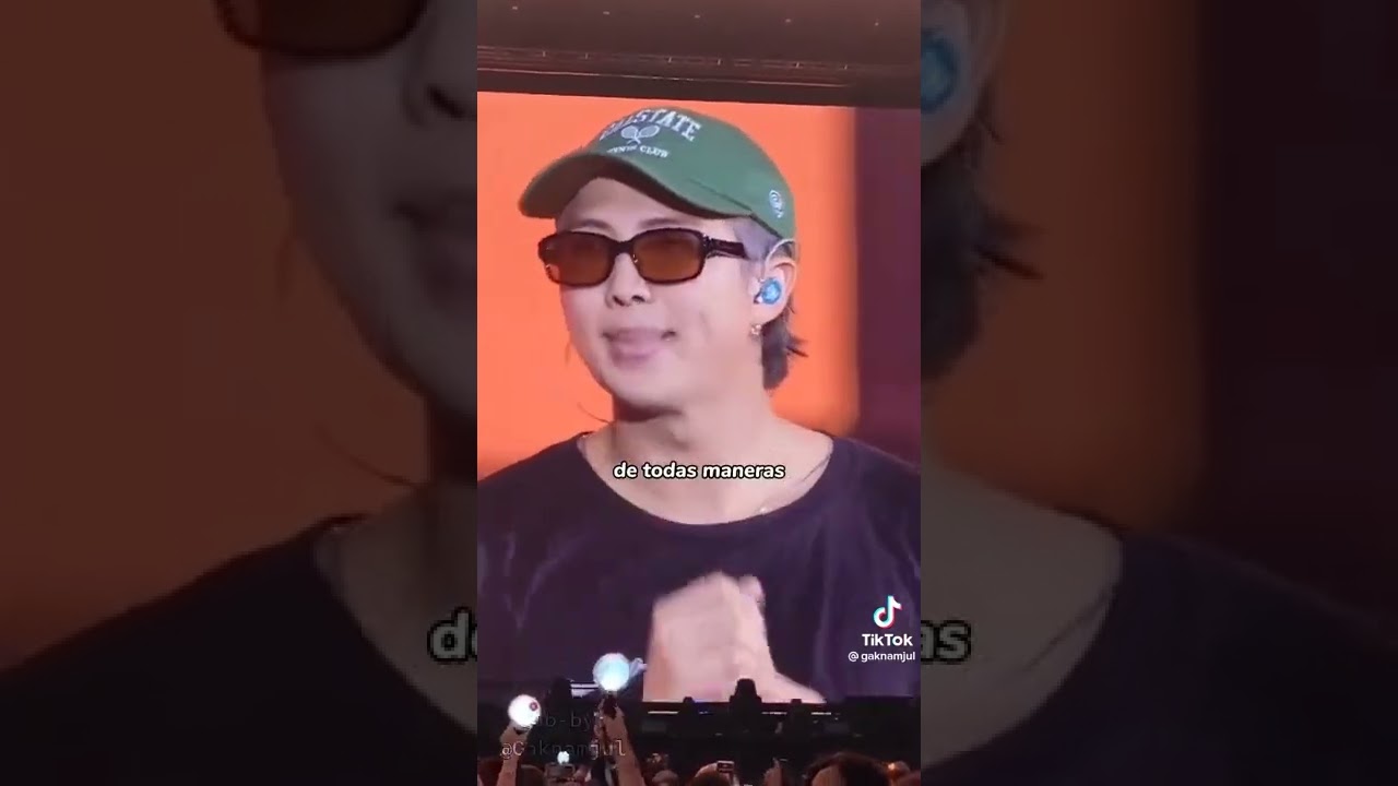 Discurso final de RM de BTS donde menciona a los Grammys 2022