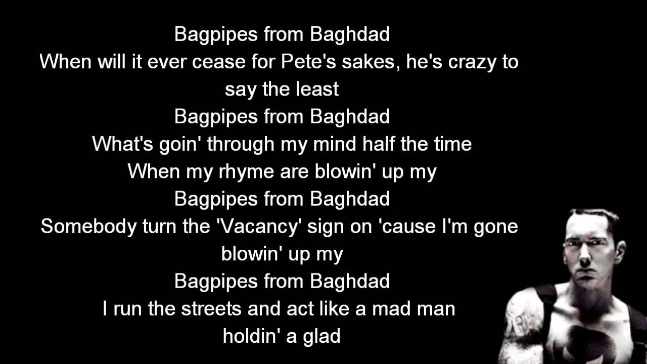 Eminem - Bagpipes from Baghdad lyrics [HD]