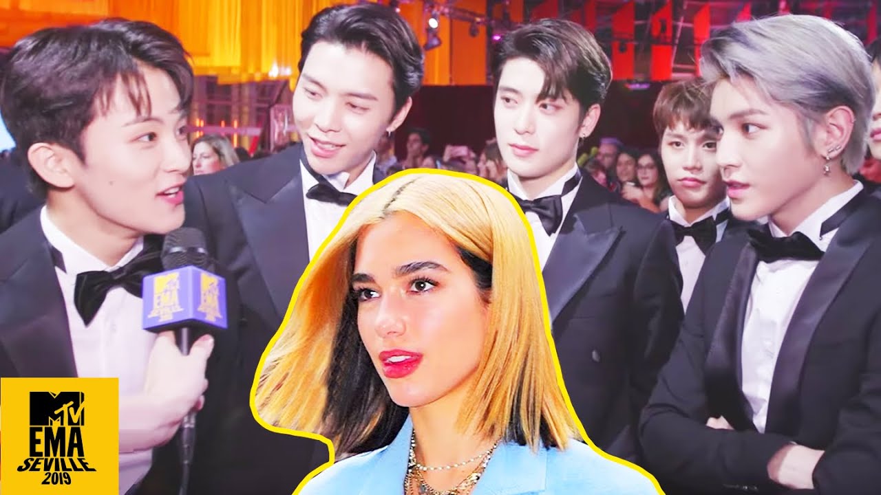 NCT 127 Wants Dua Lipa To Join Them On Tour | MTV EMA 2019 Red Carpet