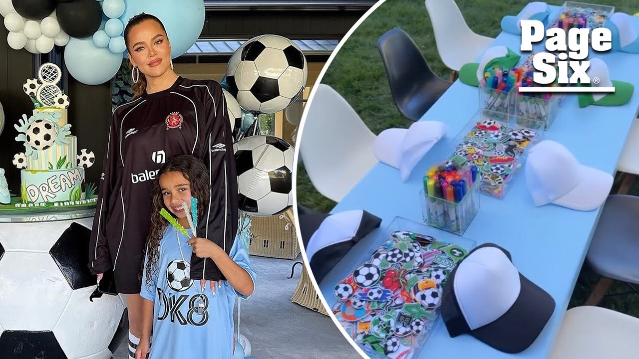 Inside Dream Kardashian's soccer-themed 8th birthday party
