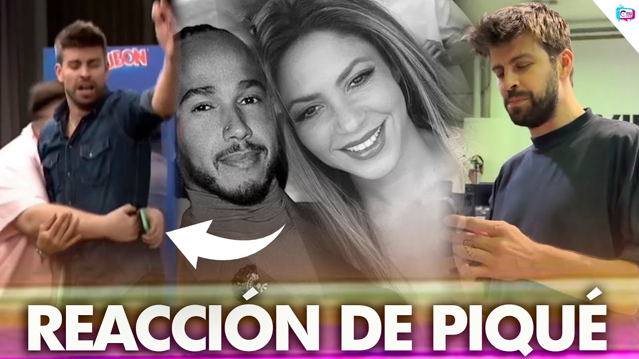 Así fue la increíble reacción de Piqué al enterarse de la relación de Shakira y Lewis Hamilton.
