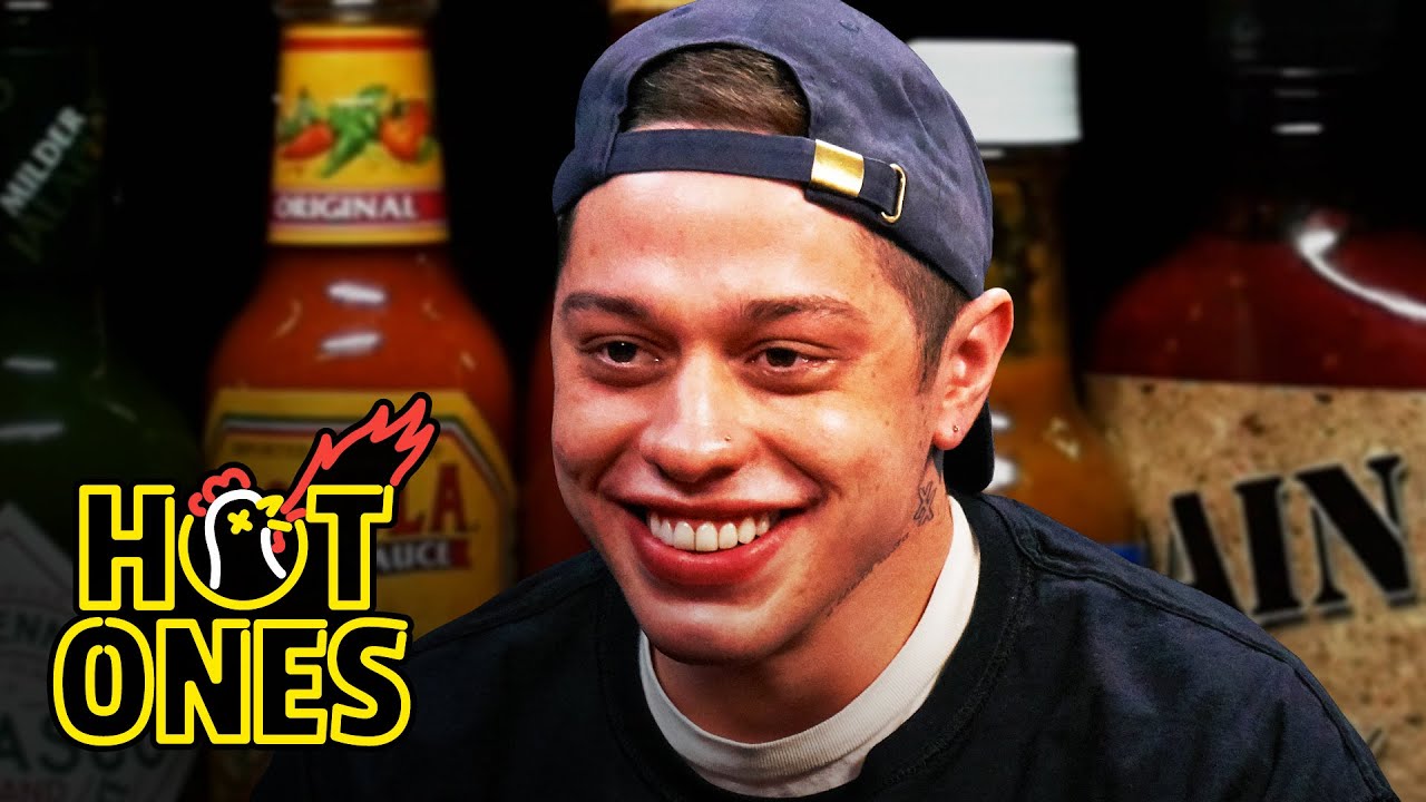Pete Davidson Drips With Sweat While Eating Spicy Wings | Hot Ones