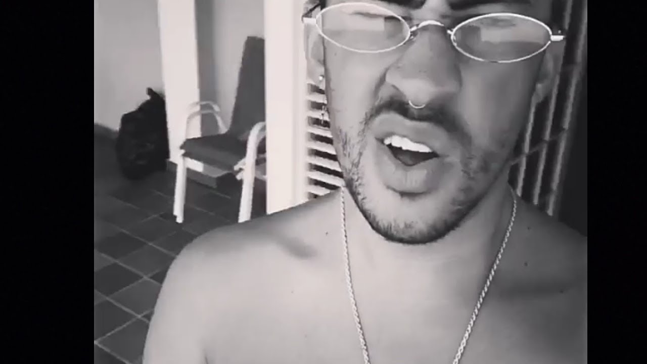 Bad Bunny cantando "Estamos Bien" (Acapella)