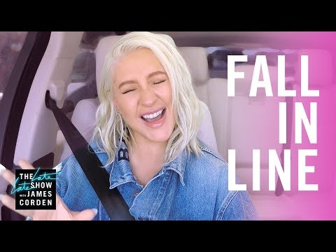 Carpool Karaoke BONUS: Christina Aguilera's 'Fall In Line'