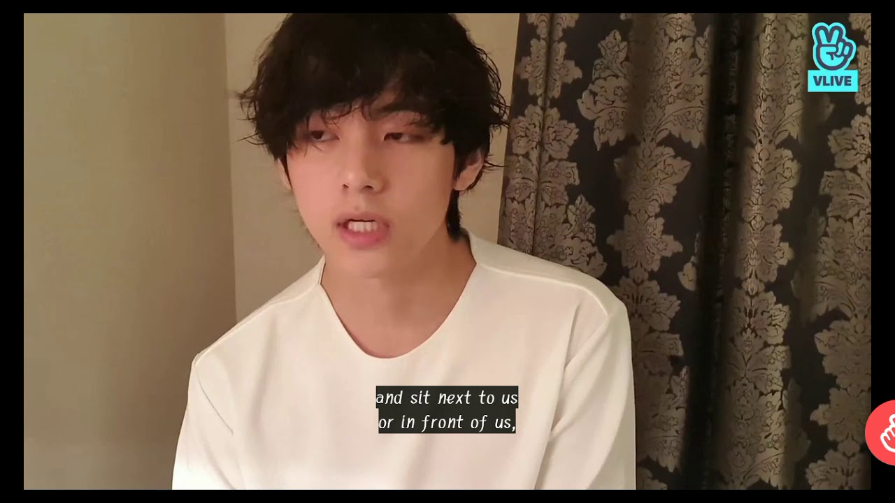 [ENG SUB] BTS V TALKS ABOUT SASAENG FANS ON VLIVE