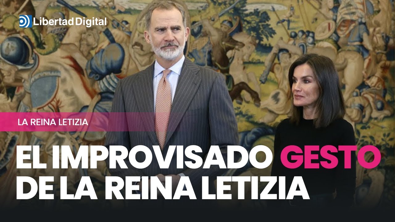 El improvisado gesto de la reina Letizia en lengua de signos