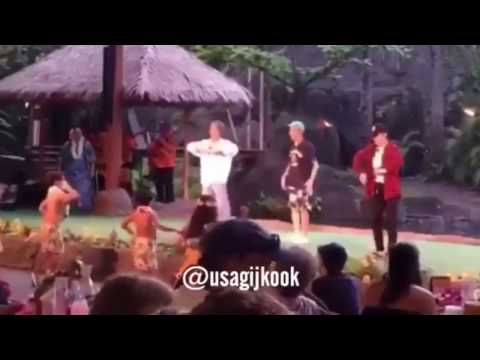 BTS Members Spotted Hula Dancing In Hawaii !!