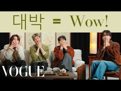 BTS (방탄소년단) Teaches You Korean | Vogue