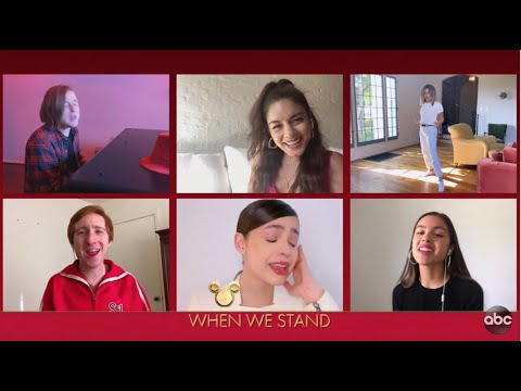 High School Musical Cast Performs 'We're All In This Together' - The Disney Family Singalong