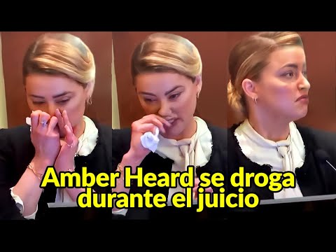 Amber heard se droga durante el juicio contra johnny depp