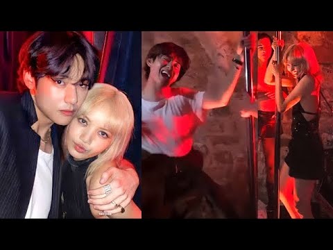 ¡V y Lisa de BLACKPINK juntos en una fiesta en Paris!