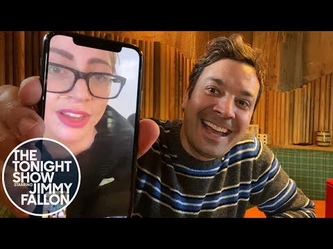 The Tonight Show: At Home Edition (Jimmy Checks in with Lady Gaga)