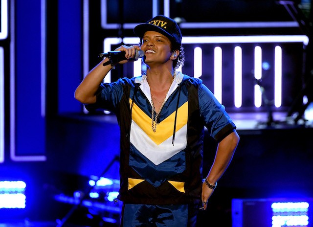 Bruno Mars en la lista de las giras mas rentables