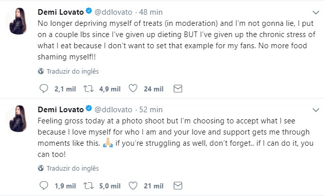 Demi Lovato vuelve a ser atacada por sus problemas de autoestima