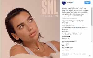 Dua Lipa alcanza por primera vez el Top 10 en el Billboard Hot 100 Dua Lipa alcanza por primera vez el Top 10 en el Billboard Hot 100