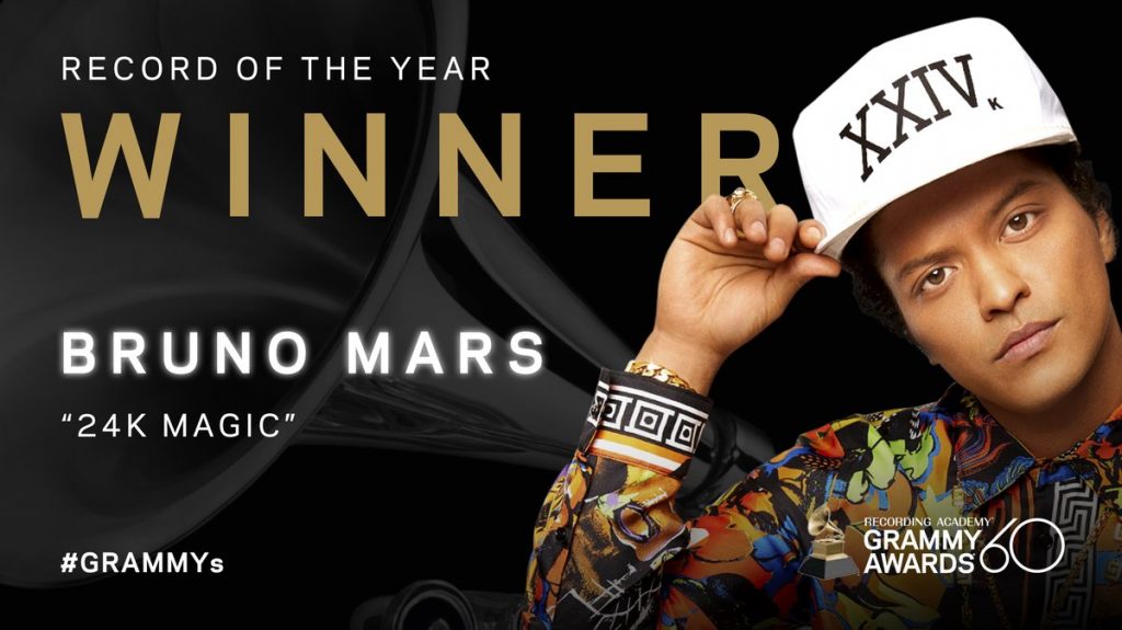 LISTA DE GANADORES DE LOS GRAMMYs 2018