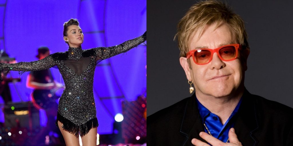 Miley Cyrus cantará con Elton John en los Grammy Awards 2018