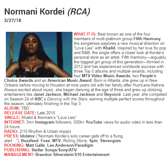 Normani firma con nueva discográfica y revelan posible fecha de lanzamiento para su álbum