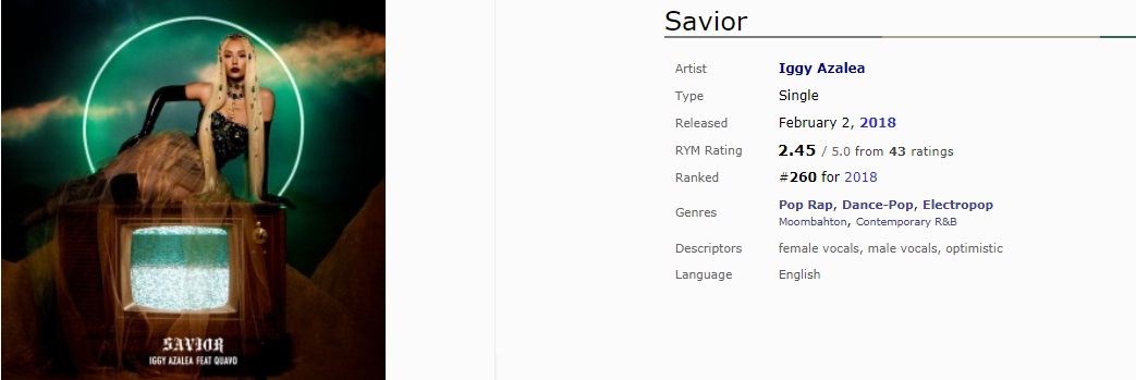 El nuevo vídeo de Iggy Azalea para Savior ya ha sido liberado