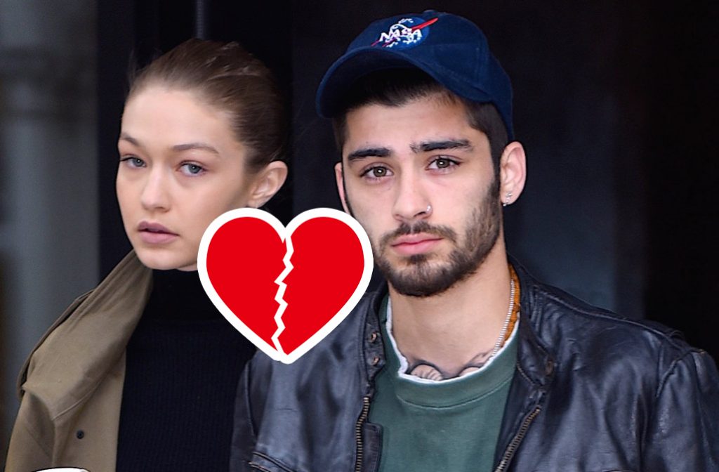 Zayn Malik anuncia su rompimiento con Gigi Hadid