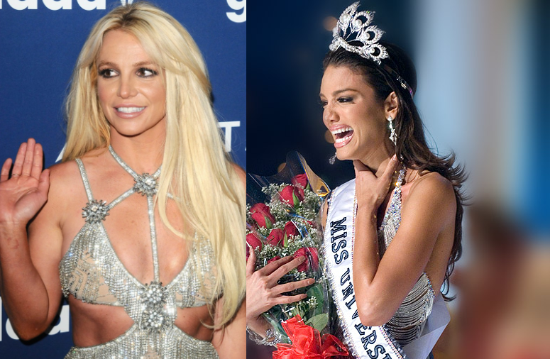 Miss Universo 2006 dice que le prestó su vestido a Britney Spears para los GLAAD Media Awards