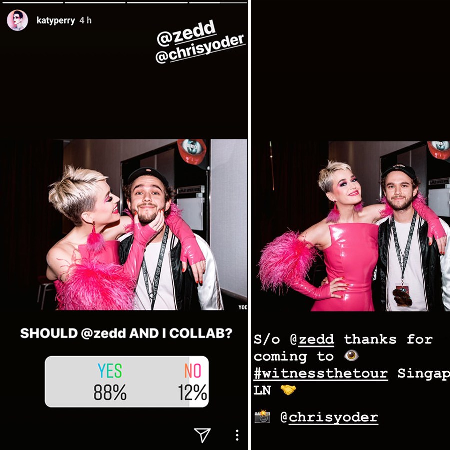 Katy Perry podría colaborar con Zedd en una nueva canción