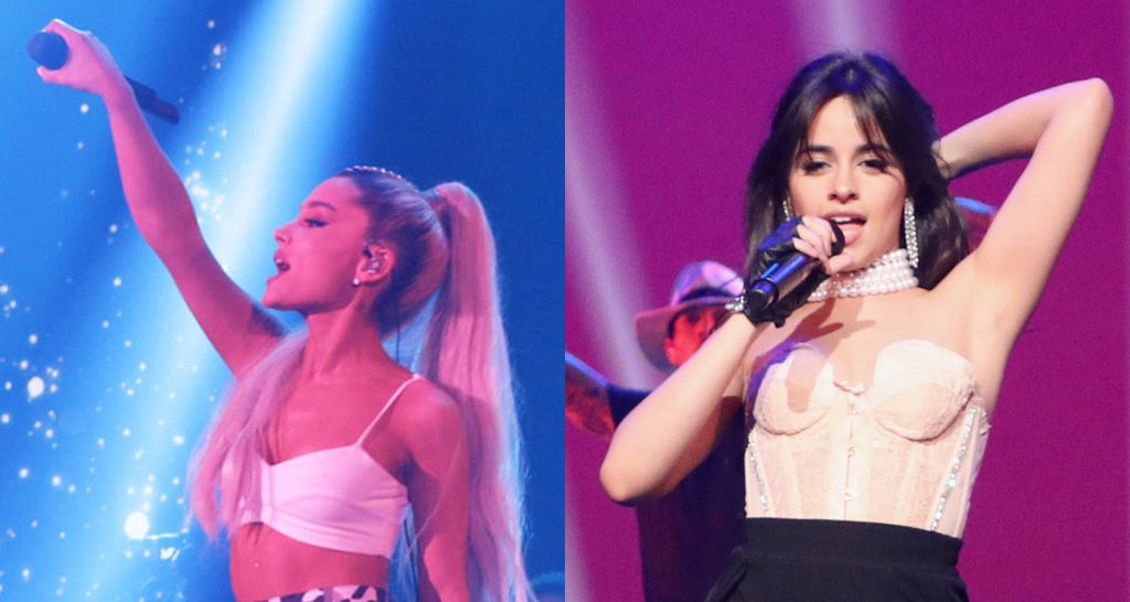 Ariana Grande y Camila Cabello cantaron sus hits en el YouTube Brandcast