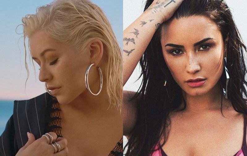 Christina Aguilera dice porqué eligió a Demi Lovato entre tantas mujeres para colaborar