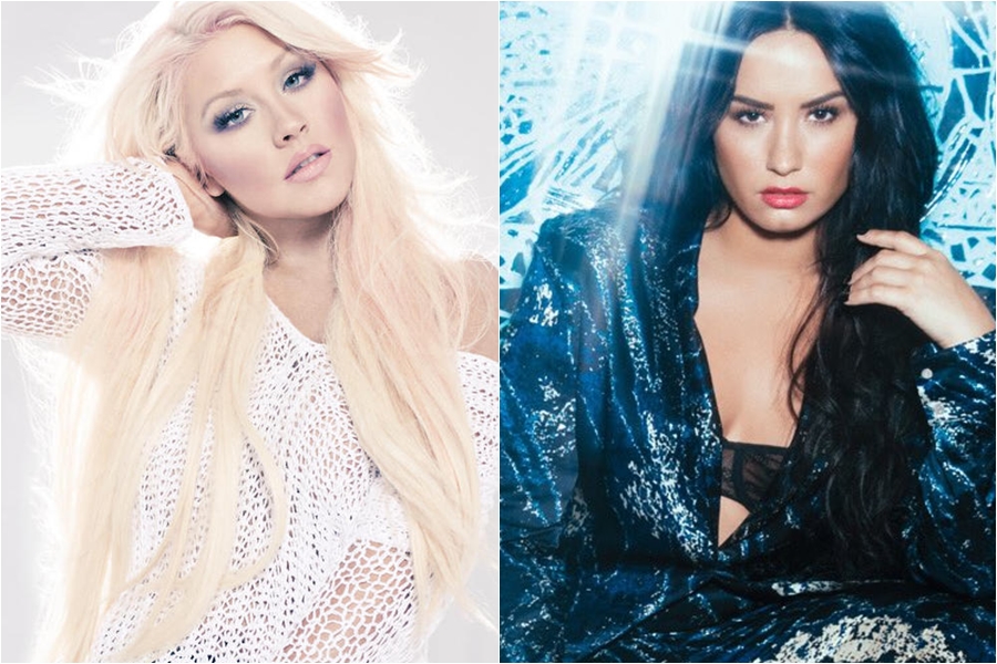 Xtina y Demi Lovato revelan la fecha de lanzamiento y adelanto de la letra de “Fall In Line”