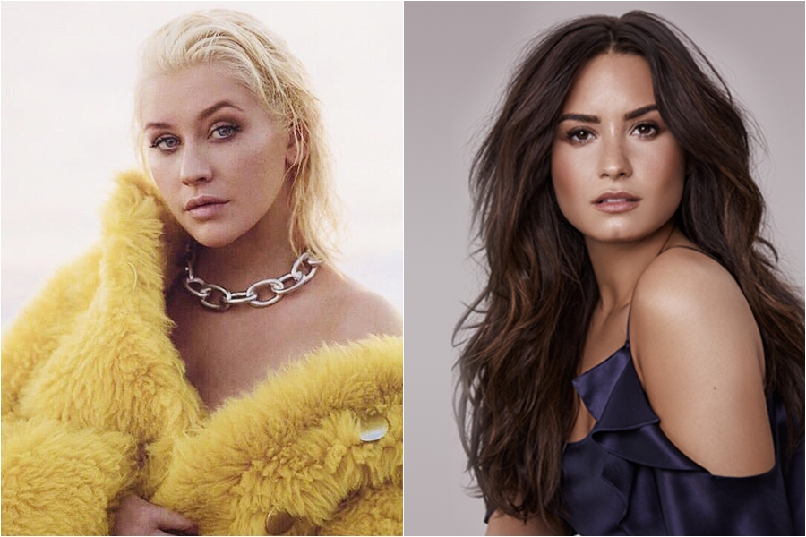 Christina Aguilera y Demi Lovato lanzaron su colaboración, "Fall In Line"