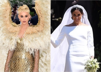 Katy Perry crítica el vestido de novia de Meghan Markle