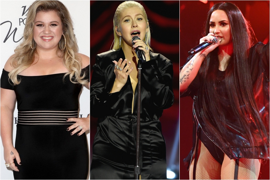 Kelly Clarkson habla sobre la presentación de Christina Aguilera y Demi Lovato en los BBMAs