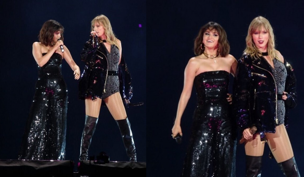 Selena Gomez subió al escenario del "Reputation Stadium Tour" de Taylor Swift